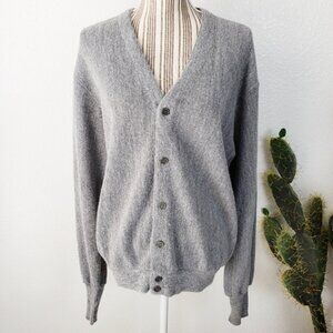 Vintage 70s The Fox Sweater JCPenney Cardigan 100% ORLON Acrylic Knit size M